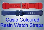 Casio ColouredResin Watch Straps