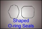 Non-circular Casio watch o-ring seals