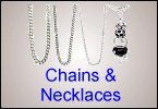 Silver Chains and Necklaces and European-style necklaces from WatchBattery (UK) Ltd