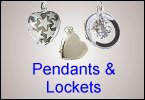 Silver Pendants and Lockets and European-style pendant necklaces from WatchBattery (UK) Ltd