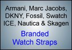 Branded watch straps and watch bracelets from Watch Battery (UK) Ltd