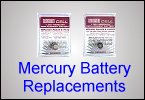 Mercury MRB400 and MRB625 replacement batteries from Watch Battery (UK) Ltd