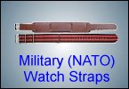 Military NATO style thread-through watch straps from Watch Battery (UK) Ltd