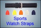 Waterproof, strong, watch straps for all sports activities from Watch Battery (UK) Ltd