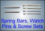 Spring bars for Casio, Timex and generic watch straps from WatchBattery (UK) Ltd