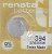 Renata 394  Extra-Long Life Watch Battery SR936SW, AG9, SR45, SR936