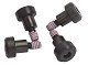 Bezel Screw Set for Casio MTG-B1000 Watch Models - Black (Qty 4)