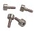 Bezel Screw Set for Casio MTG-B2000D Watch - Silver Colour - Qty 4