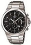 Casio EFR-500D-1AVDR Mens Analogue Watch with Black Dial and Stainless Steel Bracelet