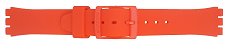 Plastic - Swatch Cherry Berry (GR154) Watch Strap (17 mm notch width)