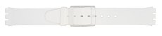 Silicone - Swatch White Classiness (ASFK360) Watch Strap (16 mm notch width)