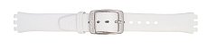 Leather - Swatch Smoothly White (YSS267) Watch Strap (12mm notch width)