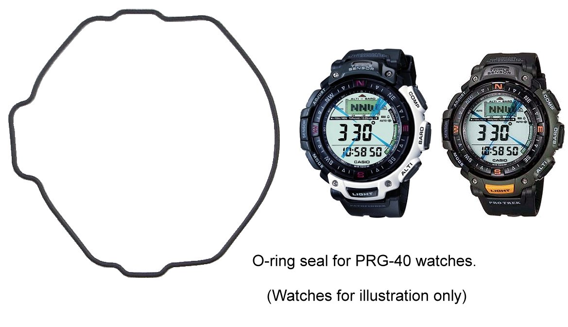 Casio Dichtungsring O-Ring Schwarz für PRG-40 PRG-40B PRG-40T PRG-40F 