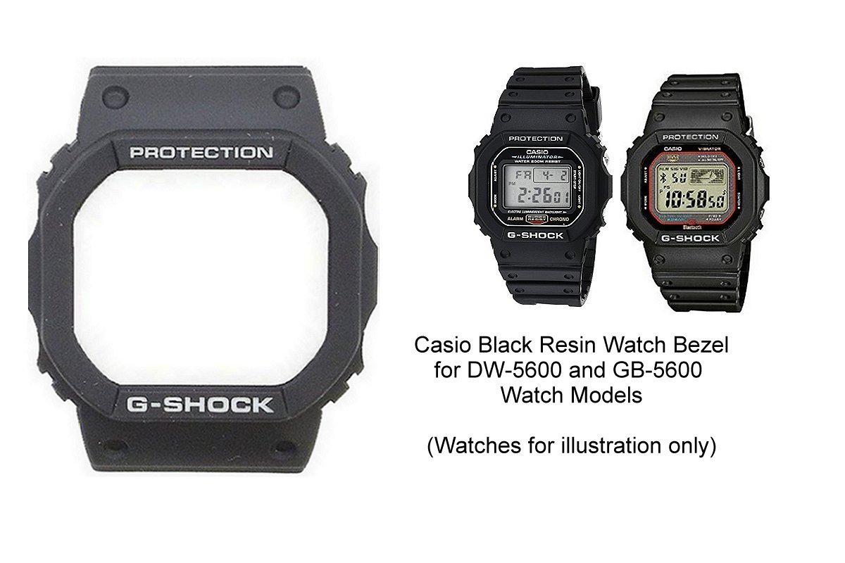 Natura Labor extremidades Bezel for Casio DW-5600E, DW-5600RR, DW-5600V, GB-5600AA & GB-5600AB  Watches - DW5600 Watch Shell.
