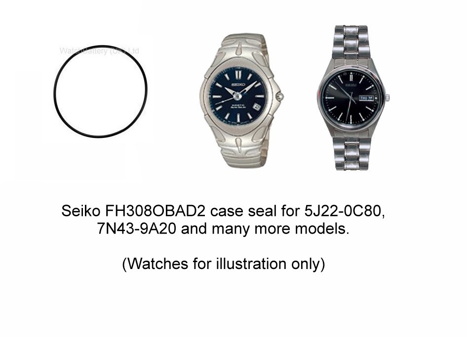 Seiko Case Seal for Seiko 5J22-0C80, 7N43-9A20 & many more