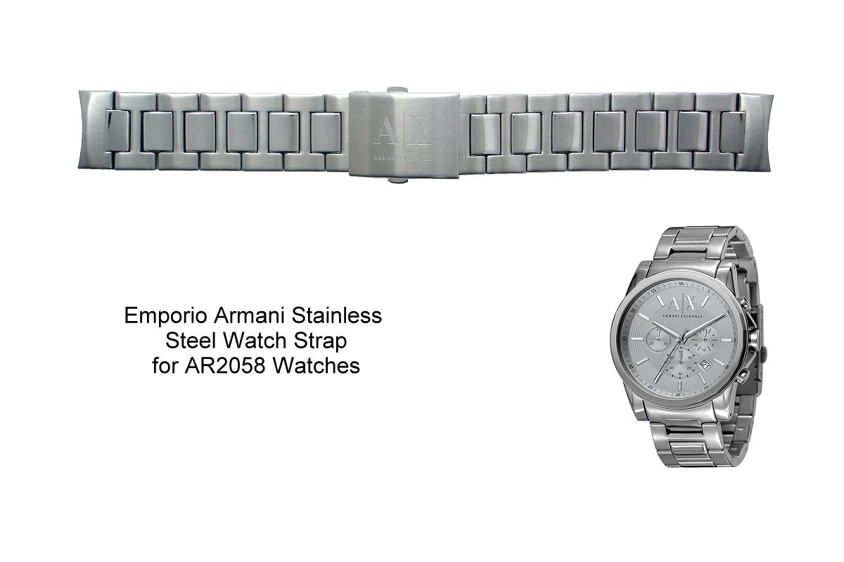armani watch and bracelet